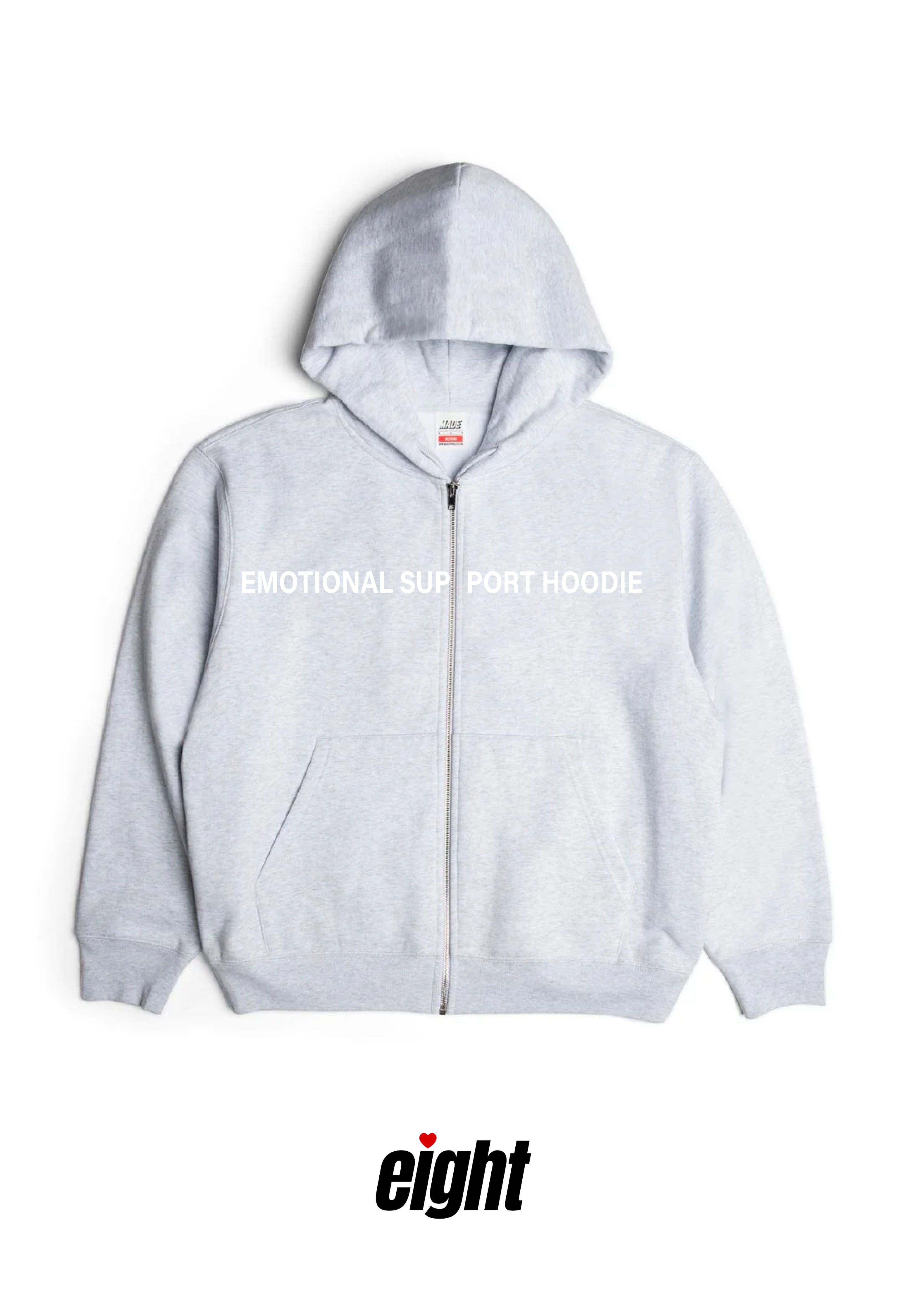 Emotional Support Hoodie Zip